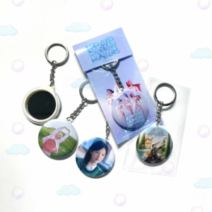 【写真・名入れ対応】オリジナル ミラーキーホルダー / 鏡付きで便利！